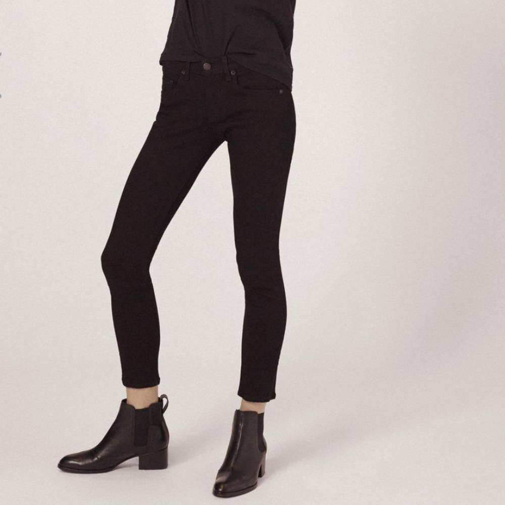 New rag & bone black capri jeans